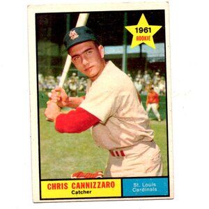 1961 Topps / Rookie - Chris Cannizzaro #118 (Catcher)